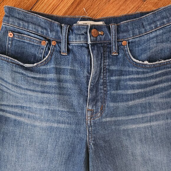 Madewell Wide-Leg Crop Jeans in Finney Wash Size 27 - Picture 6 of 15